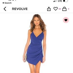 Lovers + friends Yara mini dress in colbalt